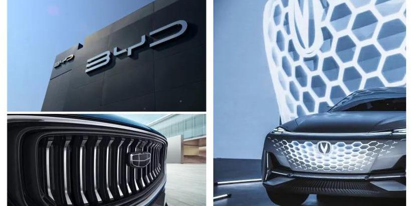 BYD, Chery, Changan, Volkswagen, Toyota