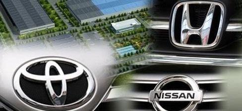 Honda, Toyota, Dongfeng, Beijing, Volkswagen