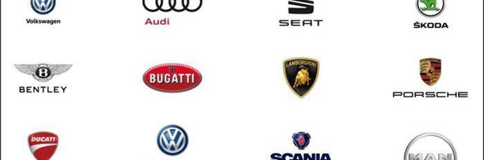 Volkswagen, Audi, Porsche, Bentley, Lamborghini