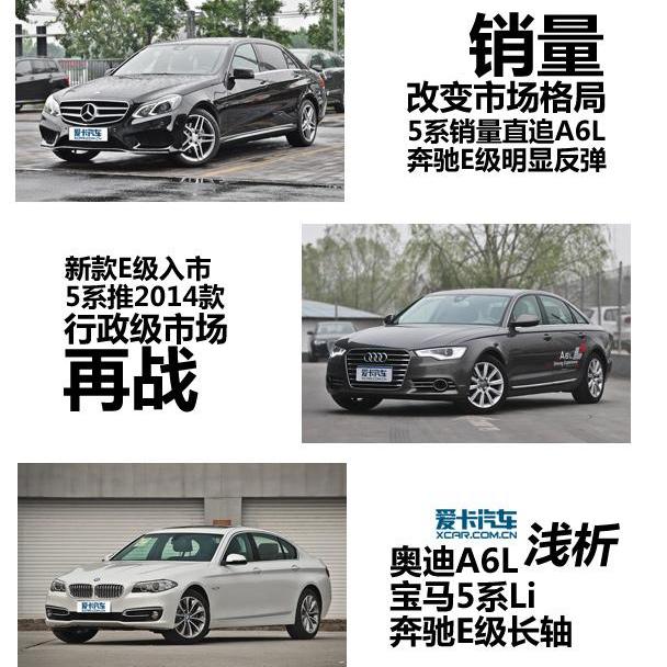 奔馳,寶馬5系,寶馬,奧迪A6L,奧迪