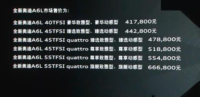 奧迪,奧迪A6L,奧迪A6,奔馳,寶馬